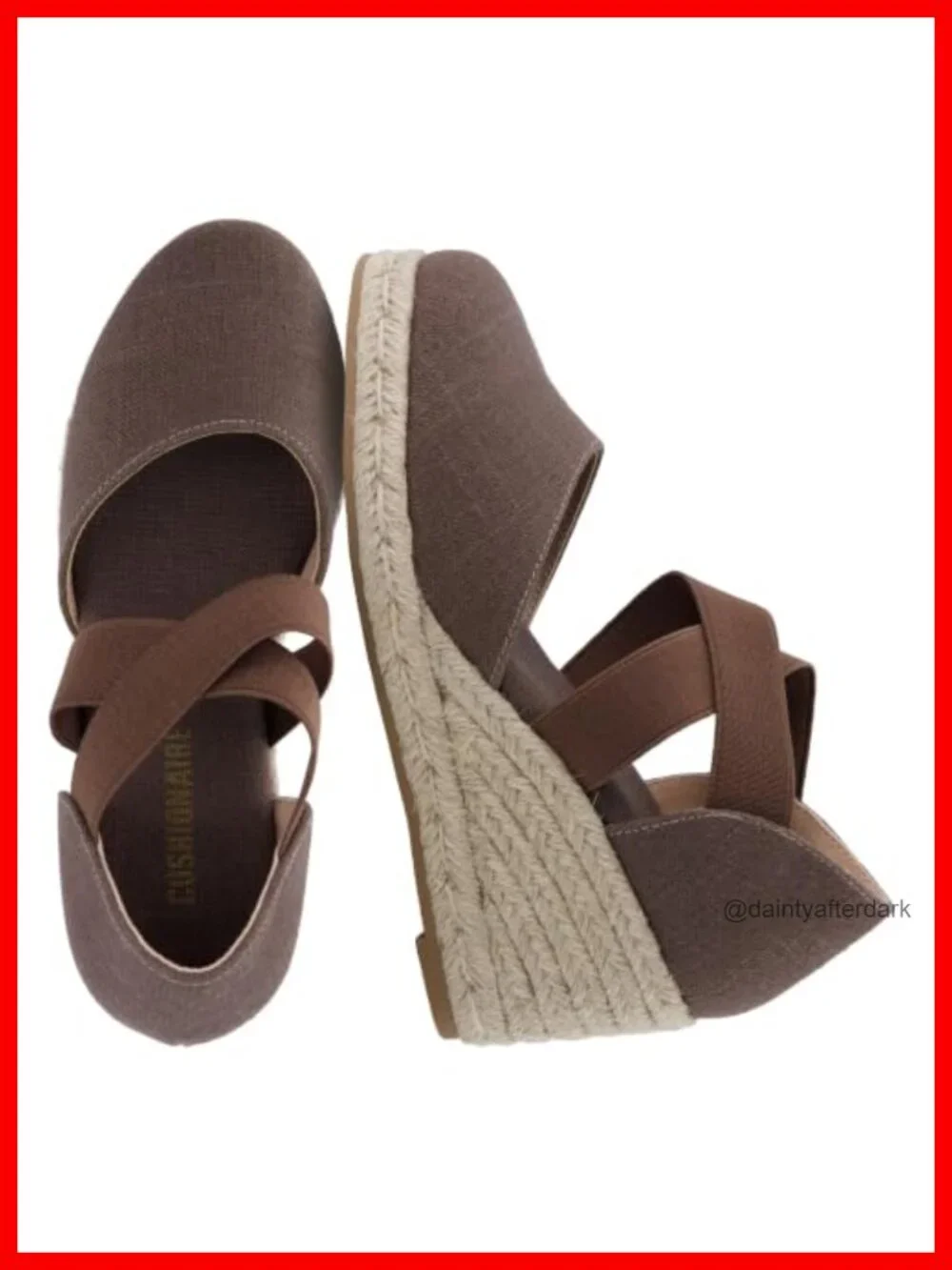 Cushioned Espadrille Wedge Sandals Women Slip On Closed Toe Elastic Straps